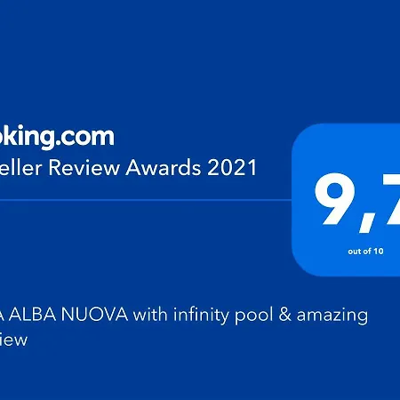 Alba Nuova With Infinity Pool & Amazing Sea View